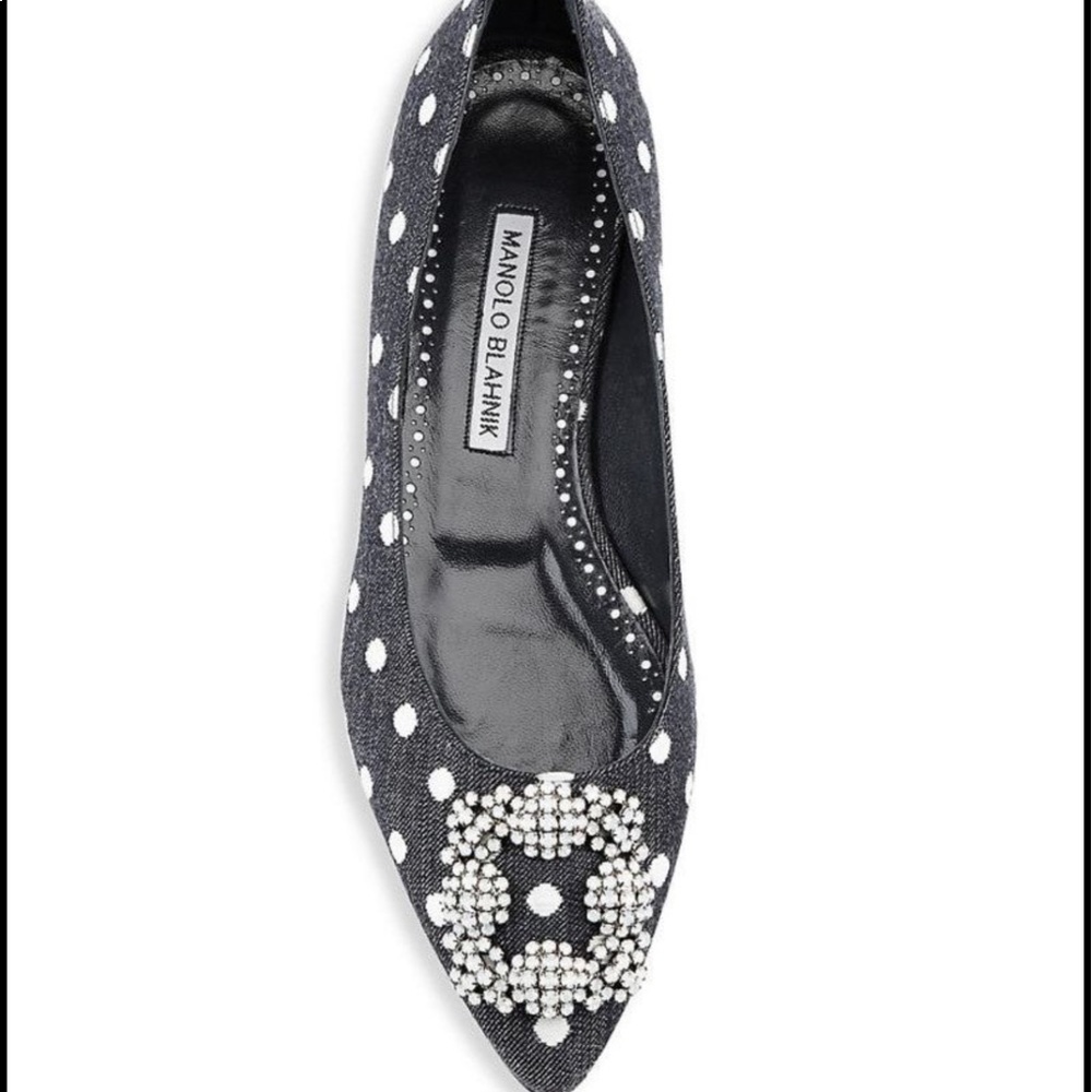 Manolo Blahnik flats.